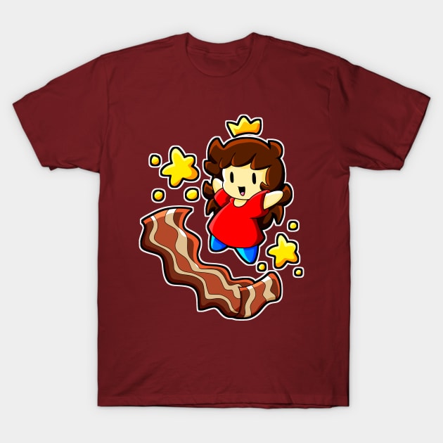 Troll Fairy with Bacon T-Shirt by CandyAbbie101